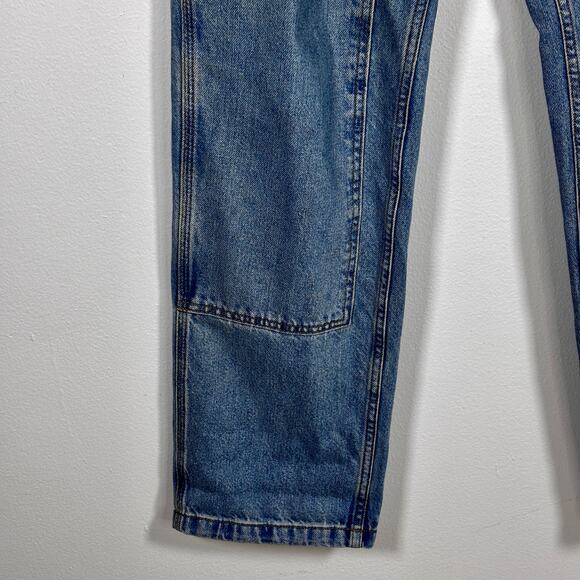ASOS Design Double Knee Denim Baggy Jeans Worker Pants W 32" L 32" Like New - Picture 15 of 16